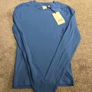 Aritzia blue long sleeve new with tags